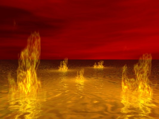 Fire in the lake