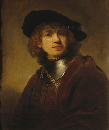 Rembrandt van Rijn as a young man