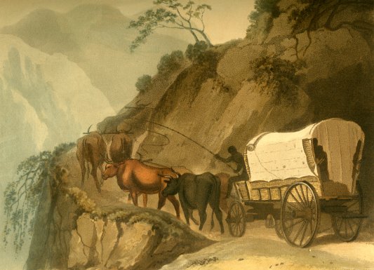 Wagon Passing a Kloof