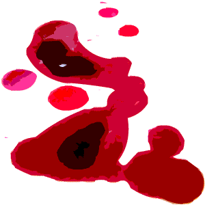 Blodd stains