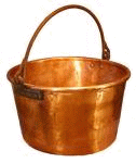 Copper caldron