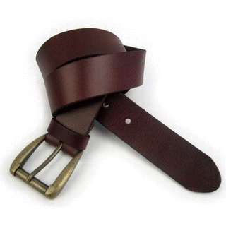 Leather belt