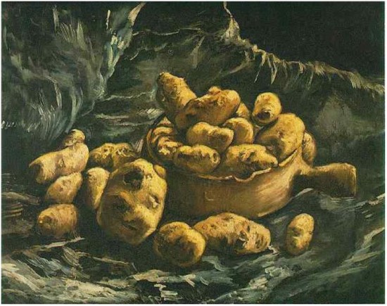 Still Life with Earthen Bowl and Potatoes - Vincent van Gogh